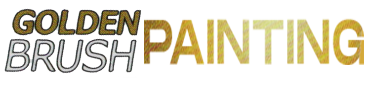 Golden Brush Painting