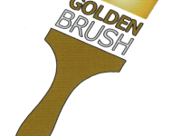 golden brush painting co logo